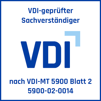 VDI-geprüfter Sachverständiger (VDI-MT 5900 Blatt 2)
