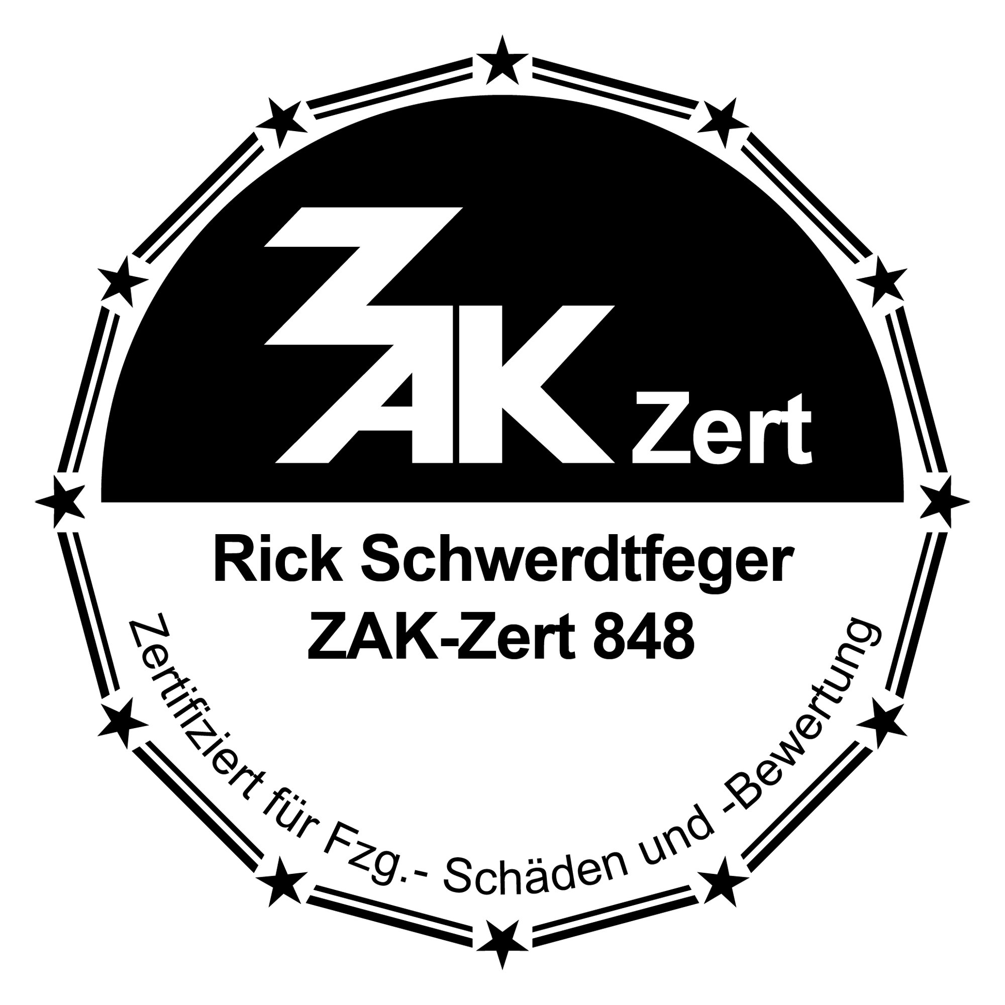ZAK-Zert. zertifiziert – Rick Schwerdtfeger